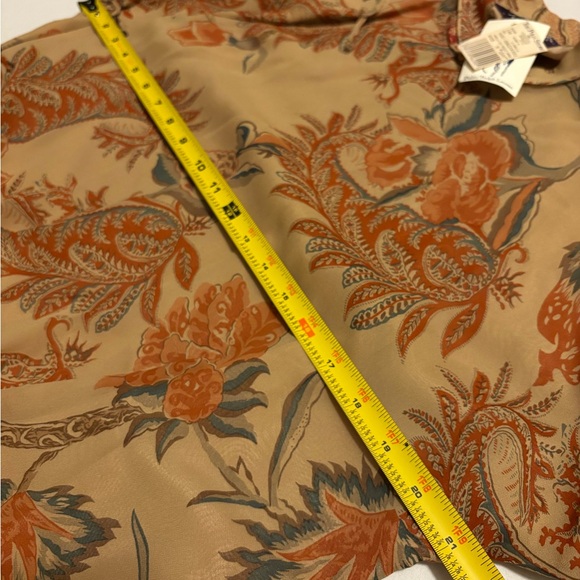 Vintage Ralph Lauren Collection Silk Kimono Tunic Dress Kaftan Floral Runway 90s - Picture 5 of 16